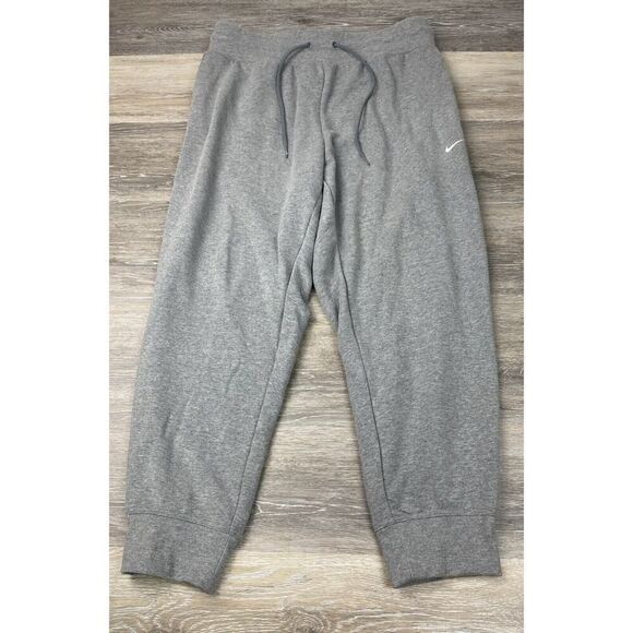 Nike One Women’s Therma-FIT Joggers Carbon Heather Grey Medium Sz 0X FB5431-091 - Picture 1 of 9